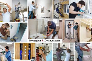 Executamos Montagem móveis, aparelhos e equipamentos